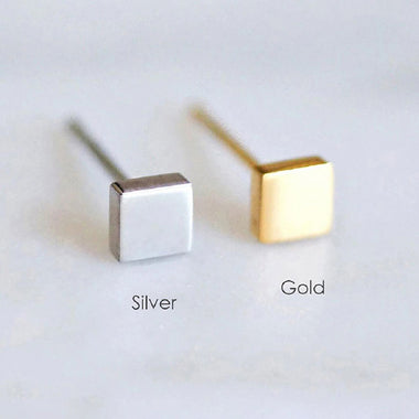 7 Items Cross Round Mini Heart A Week Stud Earings