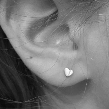 7 Items Cross Round Mini Heart A Week Stud Earings