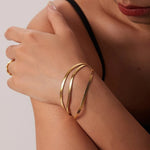 Bracelet classique à chaîne serpent 2/3/4/5 mm