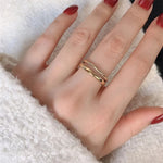 Minimalist Double Layer Rings