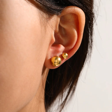 Classic 3/4/5/6/8/10mm Ball Stud Earring