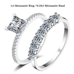 Princess Cut Moissanite Ring
