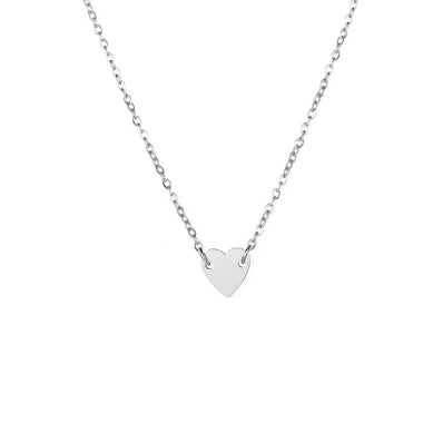 Collar con colgante de corazón elegante
