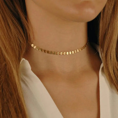 Collier ras du cou gothique tendance
