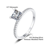 Princess Cut Moissanite Ring