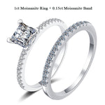Princess Cut Moissanite Ring