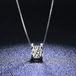 925 Sterling Silver Diamond Necklace