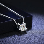 925 Sterling Silver Diamond Necklace