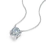 925 Sterling Silver Diamond Necklace