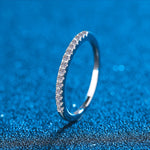 Princess Cut Moissanite Ring