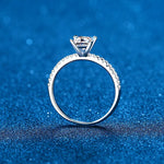 Princess Cut Moissanite Ring
