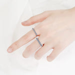 Princess Cut Moissanite Ring