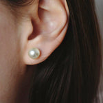 Boucles d'oreilles élégantes en perles
