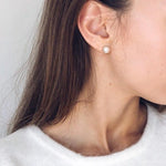 Boucles d'oreilles élégantes en perles