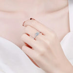 Princess Cut Moissanite Ring