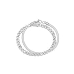 Dainty Classic Double Layer Snake Cuban Bracelets