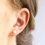 Boucles d'oreilles élégantes en perles