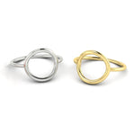 Minimalist Round Geometric Ring