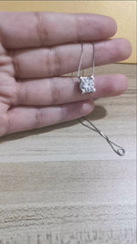 925 Sterling Silver Diamond Necklace